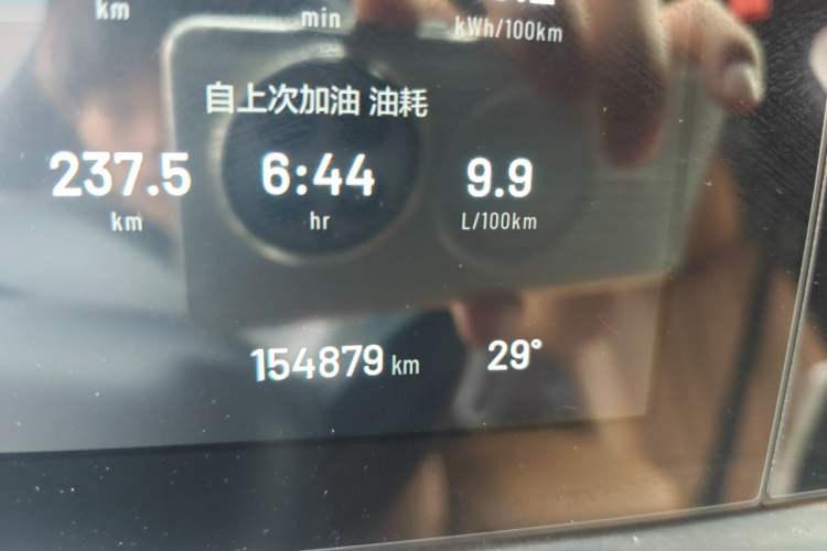 Used Li Auto ONE 2020 Extended-Range 6-Seater Version Odometer Close Up