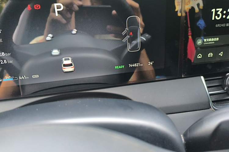 Used Li Auto ONE 2020 Extended-Range 6-Seater Version Odometer Close Up