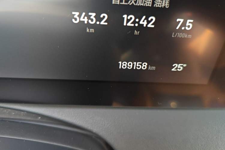 Used Li Auto ONE 2020 Extended-Range 6-Seater Version Odometer Close Up