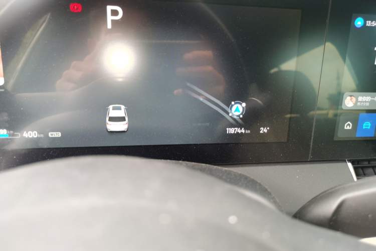 Used Li Auto ONE 2020 Extended-Range 6-Seater Version Odometer Close Up