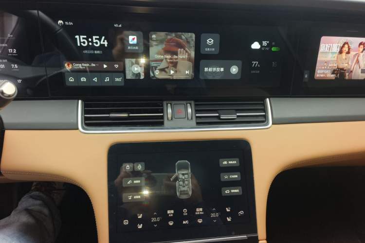 Used Li Auto ONE 2020 Extended-Range 6-Seater Version Audio And AC Panel