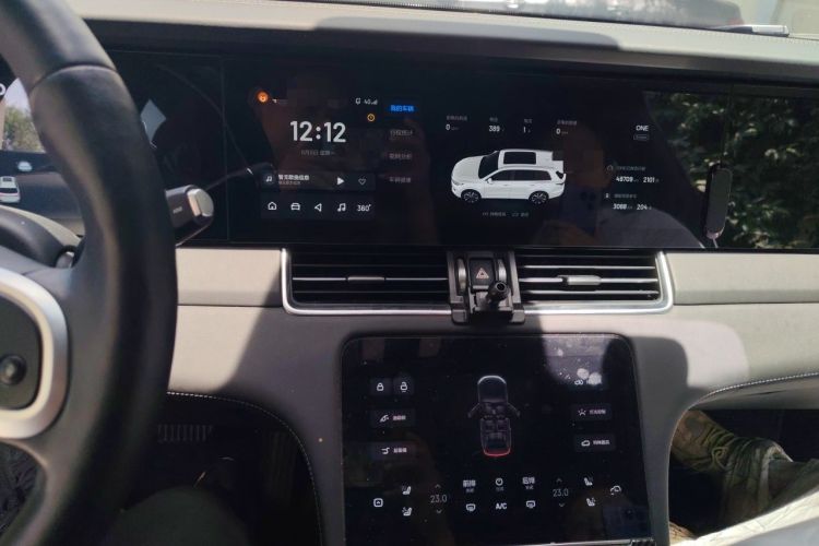 Used Li Auto ONE 2020 Extended-Range 6-Seater Version Audio And AC Panel