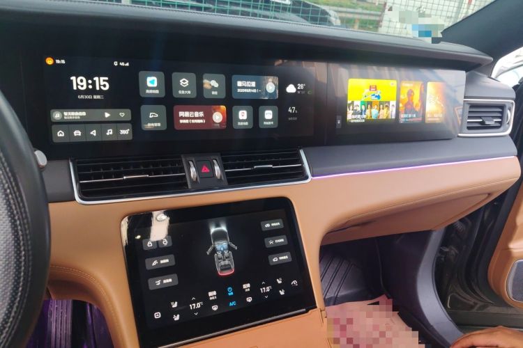 Used Li Auto ONE 2020 Extended-Range 6-Seater Version Audio And AC Panel