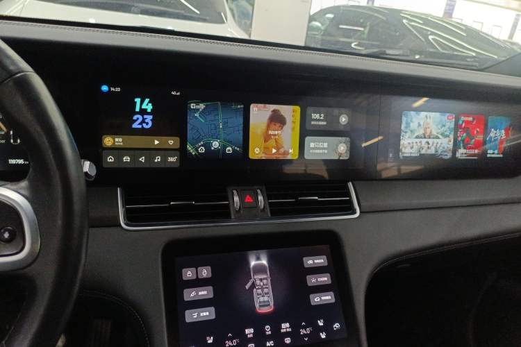 Used Li Auto ONE 2020 Extended-Range 6-Seater Version Audio And AC Panel
