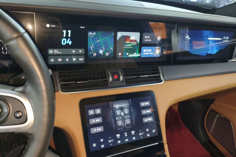 Used Li Auto ONE 2020 Extended-Range 6-Seater Version Audio And AC Panel