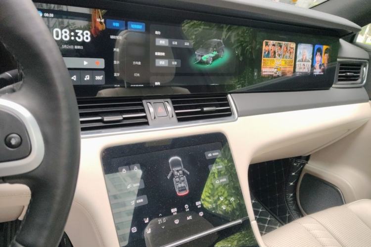 Used Li Auto ONE 2020 Extended-Range 6-Seater Version Audio And AC Panel