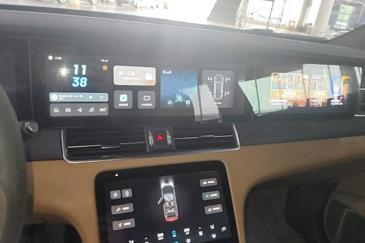Used Li Auto ONE 2020 Extended-Range 6-Seater Version Audio And AC Panel