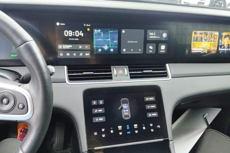 Used Li Auto ONE 2020 Range-Extended 7-Seater Version Audio And AC Panel