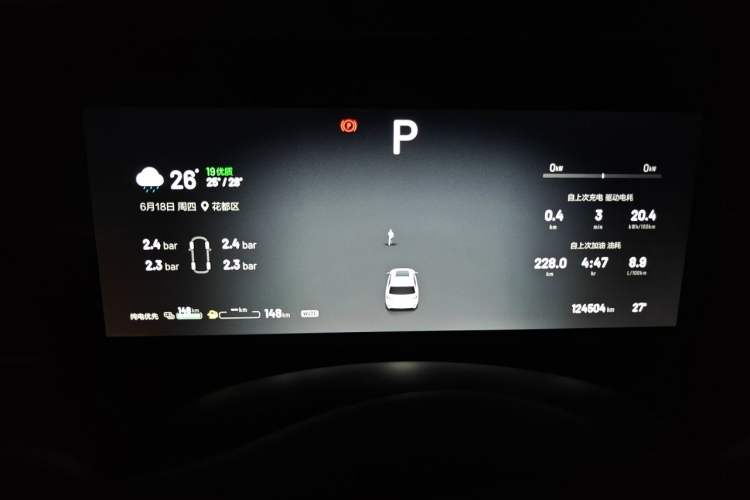 Used Li Auto ONE 2020 Extended-Range 6-Seater Version Instrument Cluster