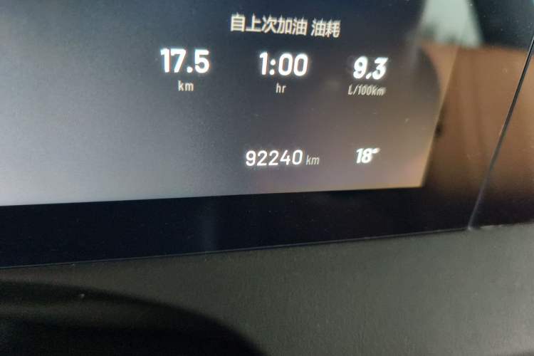 Used Li Auto ONE 2020 Extended-Range 6-Seater Version Odometer Close Up