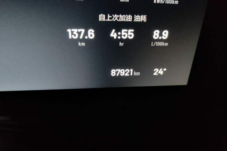 Used Li Auto ONE 2020 Extended-Range 6-Seater Version Odometer Close Up