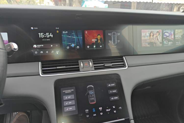 Used Li Auto ONE 2020 Extended-Range 6-Seater Version Audio And AC Panel