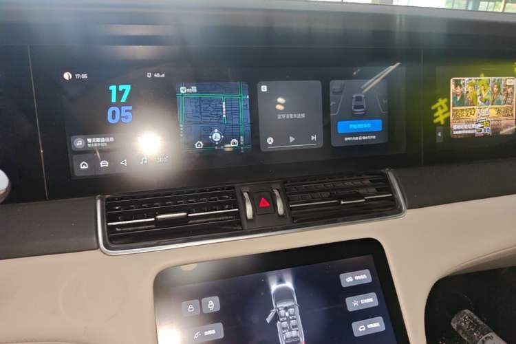 Used Li Auto ONE 2020 Extended-Range 6-Seater Version Audio And AC Panel
