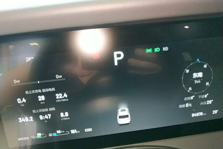 Used Li Auto ONE 2020 Extended-Range 6-Seater Version Instrument Cluster