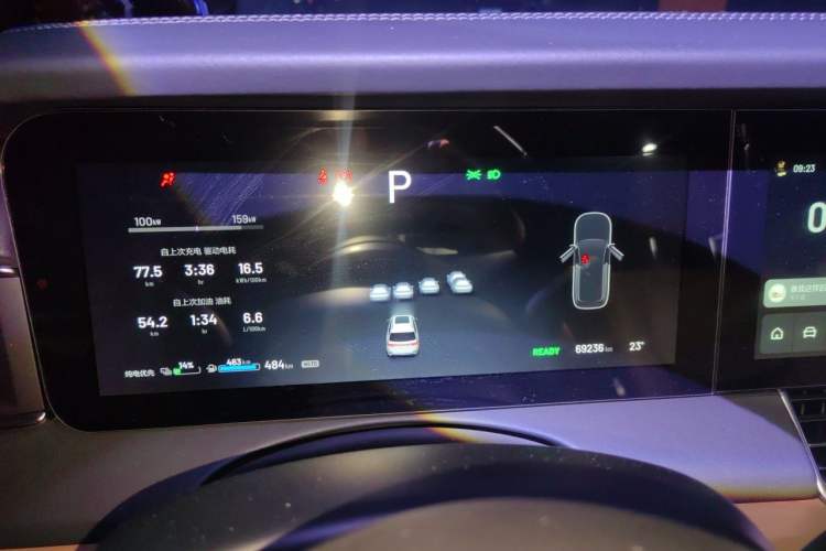 Used Li Auto ONE 2020 Extended-Range 6-Seater Version Instrument Cluster
