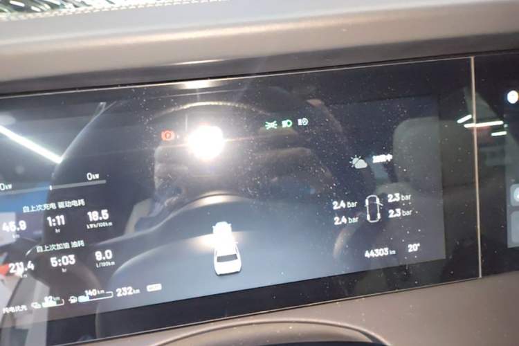 Used Li Auto ONE 2020 Extended-Range 6-Seater Version Instrument Cluster
