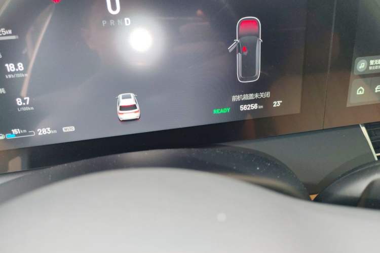 Used Li Auto ONE 2020 Extended-Range 6-Seater Version Odometer Close Up