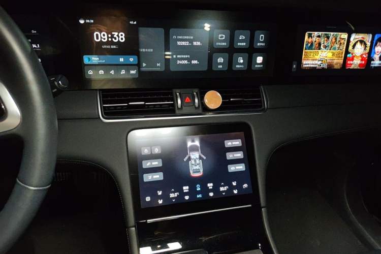 Used Li Auto ONE 2021 Extended-Range 6-Seater Version Audio And AC Panel