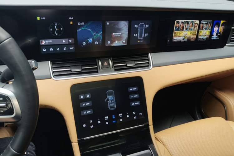 Used Li Auto ONE 2021 Extended-Range 6-Seater Version Audio And AC Panel