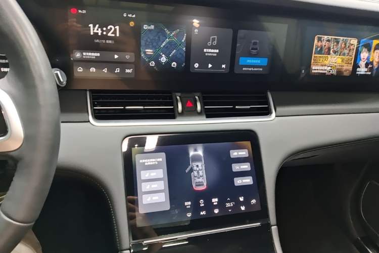 Used Li Auto ONE 2021 Extended-Range 6-Seater Version Audio And AC Panel