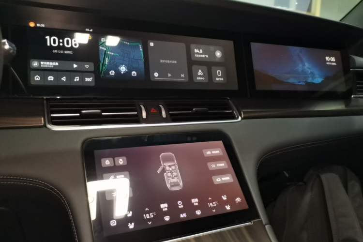Used Li Auto ONE 2021 Extended-Range 6-Seater Version Audio And AC Panel