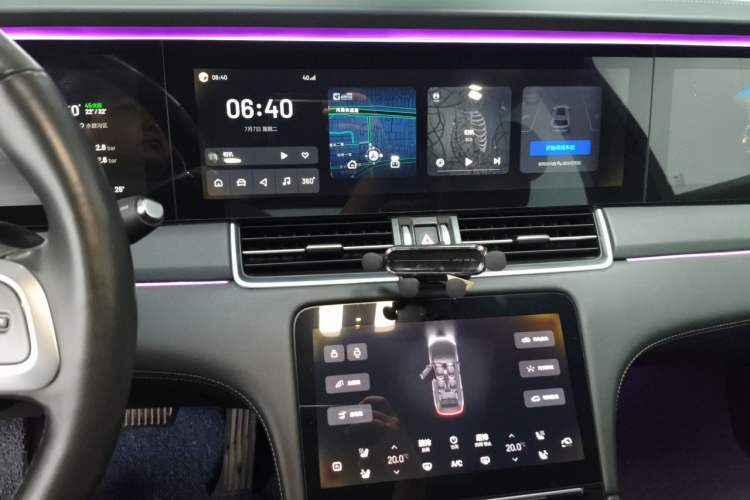 Used Li Auto ONE 2021 Extended-Range 6-Seater Version Audio And AC Panel