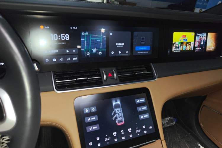 Used Li Auto ONE 2021 Extended-Range 6-Seater Version Audio And AC Panel