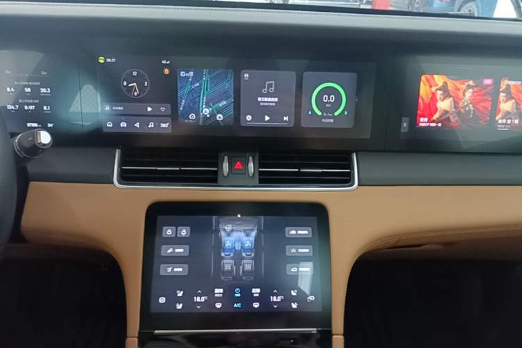 Used Li Auto ONE 2021 Extended-Range 6-Seater Version Audio And AC Panel