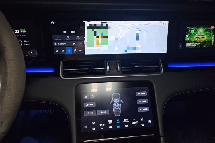 Used Li Auto ONE 2021 Extended-Range 6-Seater Version Audio And AC Panel