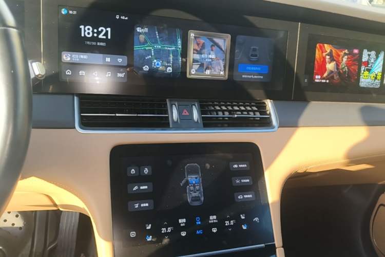 Used Li Auto ONE 2021 Extended-Range 6-Seater Version Audio And AC Panel