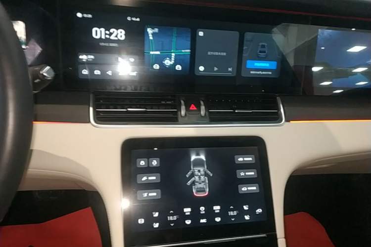 Used Li Auto ONE 2021 Extended-Range 6-Seater Version Audio And AC Panel