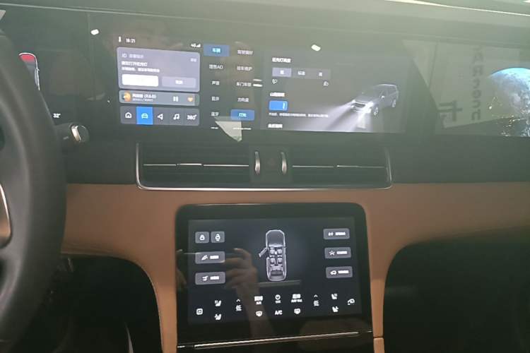 Used Li Auto ONE 2021 Extended-Range 6-Seater Version Audio And AC Panel