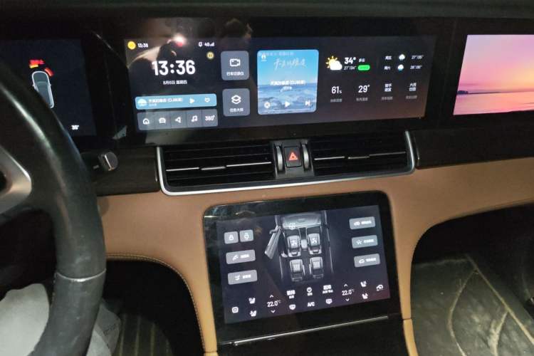 Used Li Auto ONE 2021 Extended-Range 6-Seater Version Audio And AC Panel