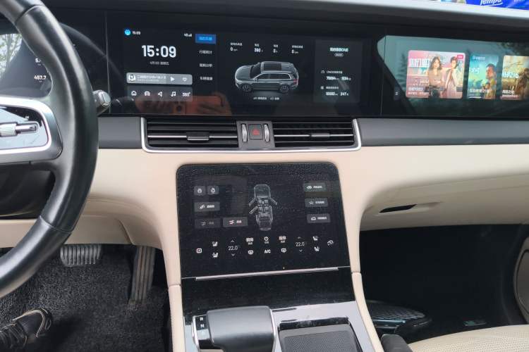 Used Li Auto ONE 2021 Extended-Range 6-Seater Version Audio And AC Panel