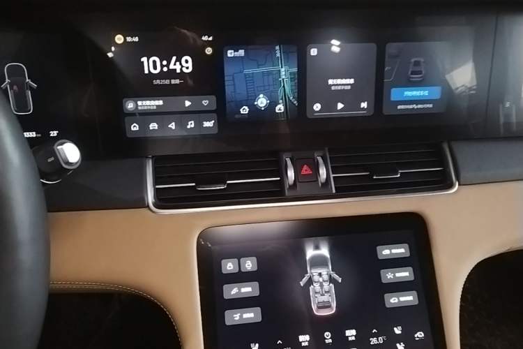 Used Li Auto ONE 2021 Extended-Range 6-Seater Version Audio And AC Panel