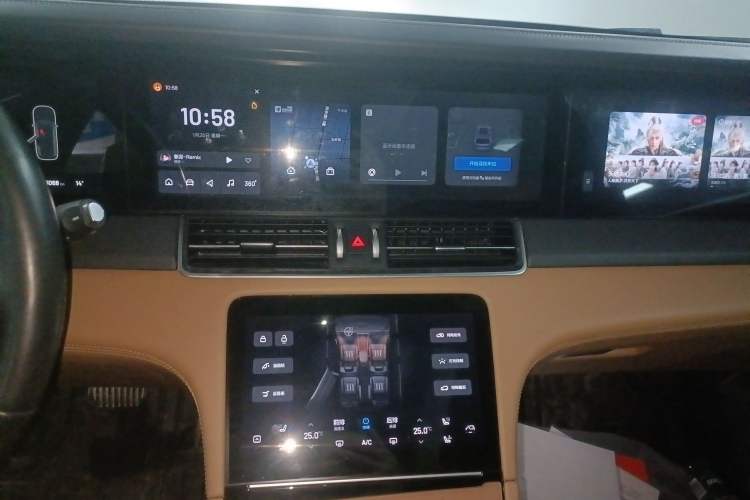 Used Li Auto ONE 2021 Extended-Range 6-Seater Version Audio And AC Panel