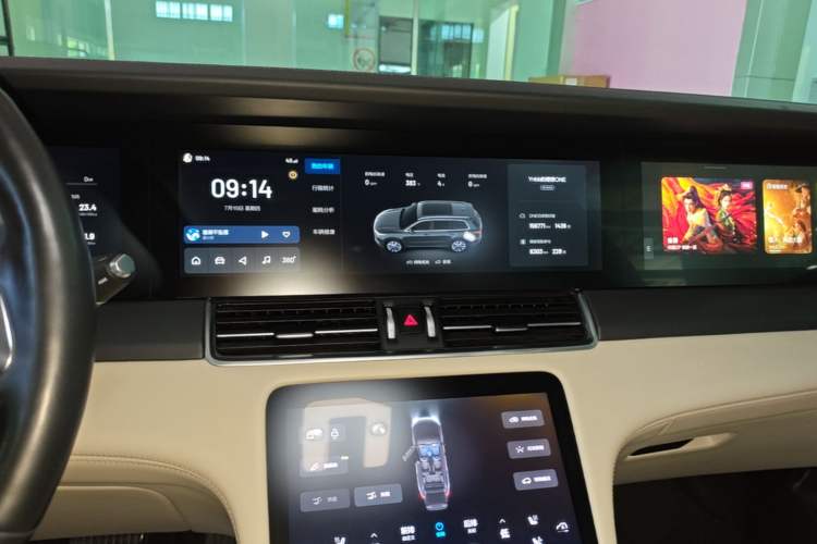 Used Li Auto ONE 2021 Extended-Range 6-Seater Version Audio And AC Panel