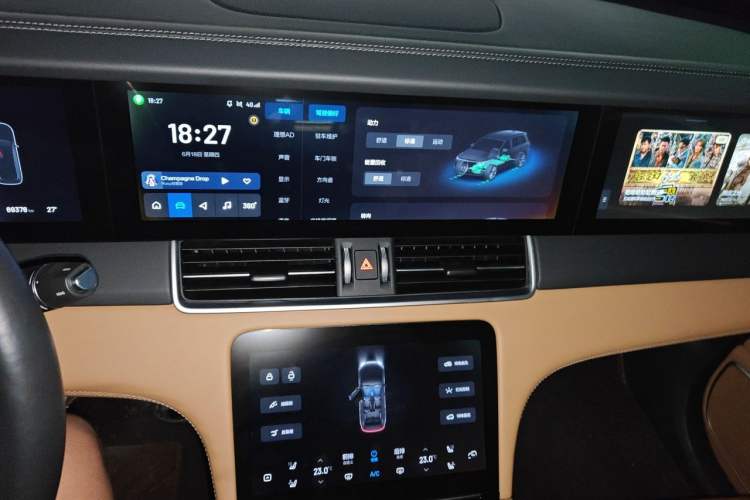Used Li Auto ONE 2021 Extended-Range 6-Seater Version Audio And AC Panel