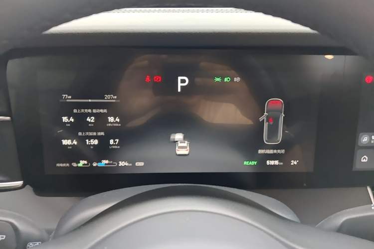 Used Li Auto ONE 2021 Extended-Range 6-Seater Version Instrument Cluster