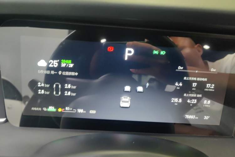 Used Li Auto ONE 2021 Extended-Range 6-Seater Version Instrument Cluster