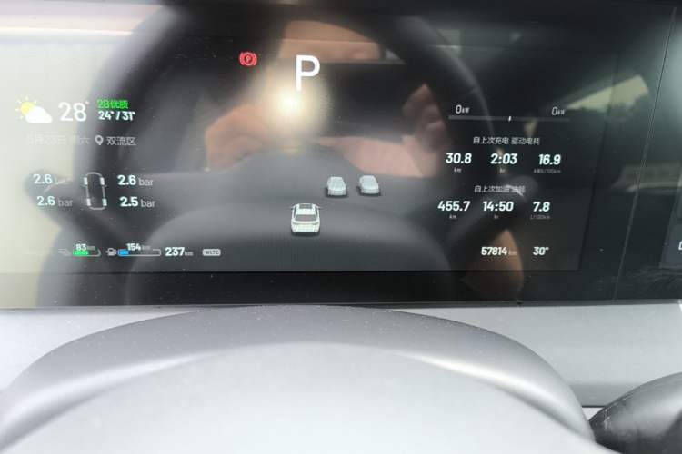 Used Li Auto ONE 2021 Extended-Range 6-Seater Version Instrument Cluster