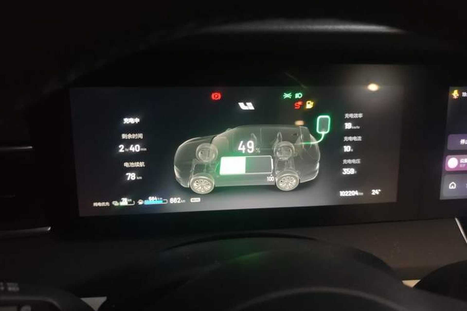 Used Li Auto ONE 2021 Extended-Range 6-Seater Version Instrument Cluster
