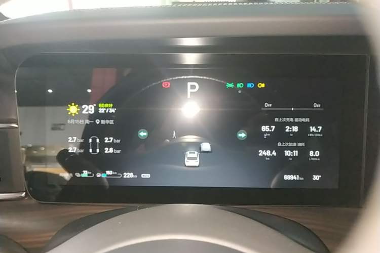 Used Li Auto ONE 2021 Extended-Range 6-Seater Version Instrument Cluster