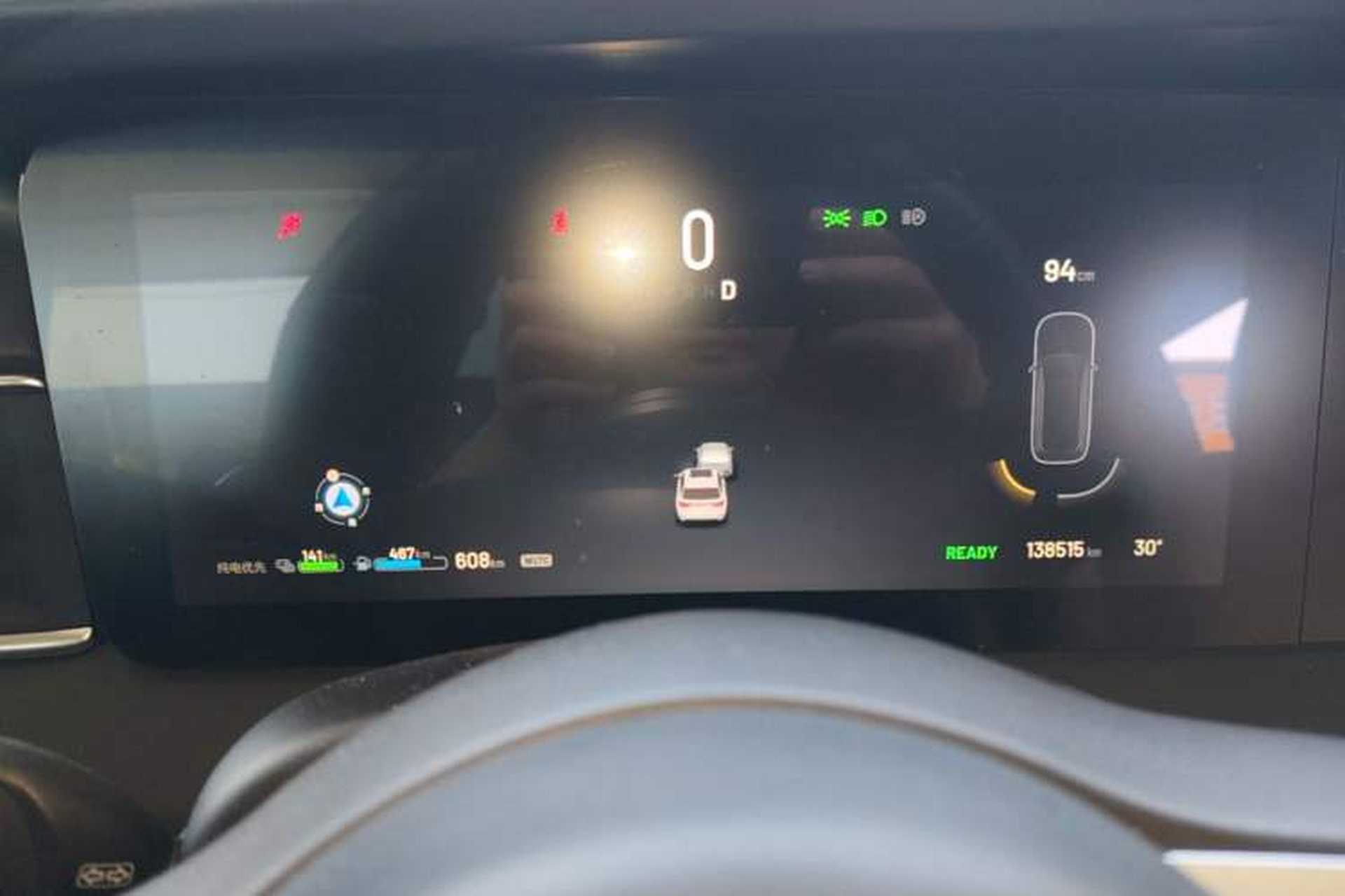 Used Li Auto ONE 2021 Extended-Range 6-Seater Version Instrument Cluster