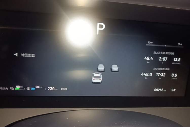 Used Li Auto ONE 2021 Extended-Range 6-Seater Version Instrument Cluster