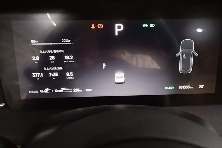 Used Li Auto ONE 2021 Extended-Range 6-Seater Version Instrument Cluster