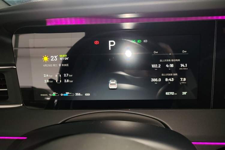 Used Li Auto ONE 2021 Extended-Range 6-Seater Version Instrument Cluster