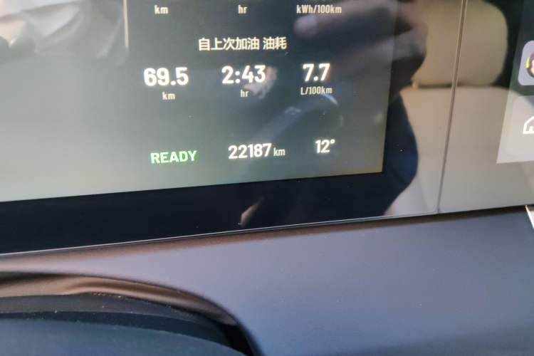 Used Li Auto ONE 2021 Extended-Range 6-Seater Version Odometer Close Up