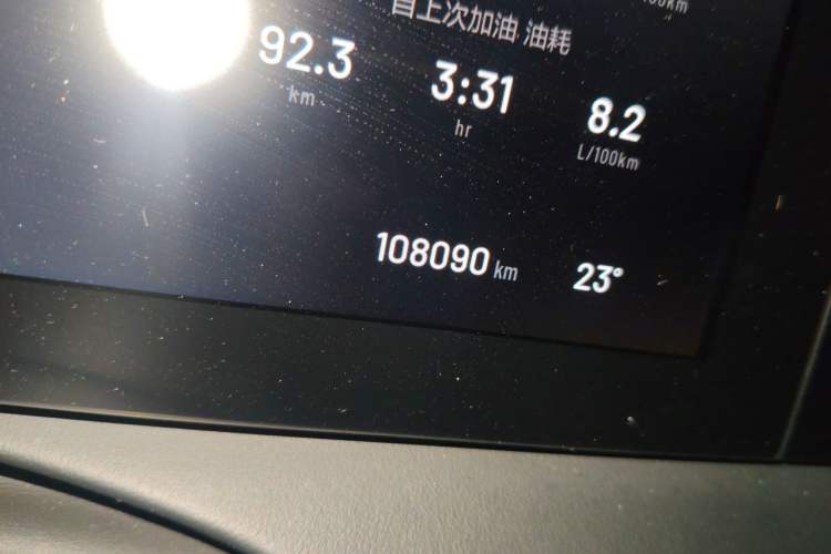 Used Li Auto ONE 2021 Extended-Range 6-Seater Version Odometer Close Up