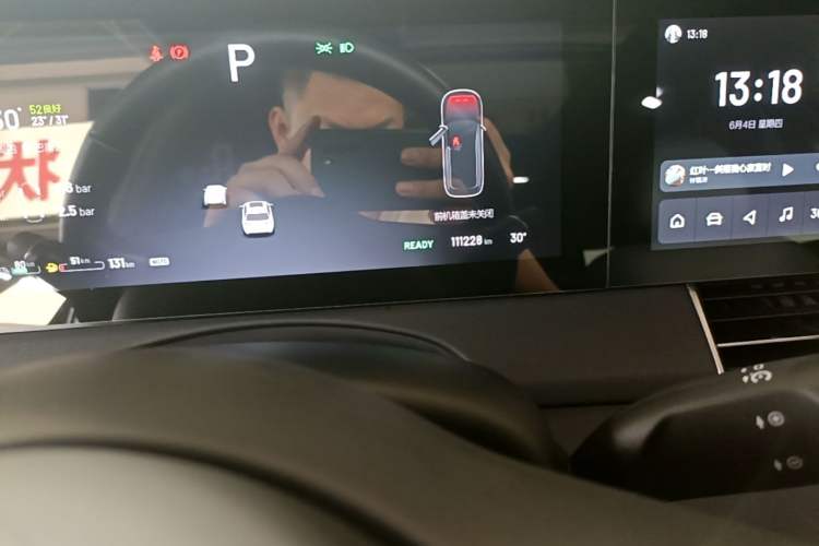 Used Li Auto ONE 2021 Extended-Range 6-Seater Version Odometer Close Up